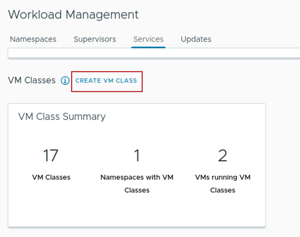 create vm class